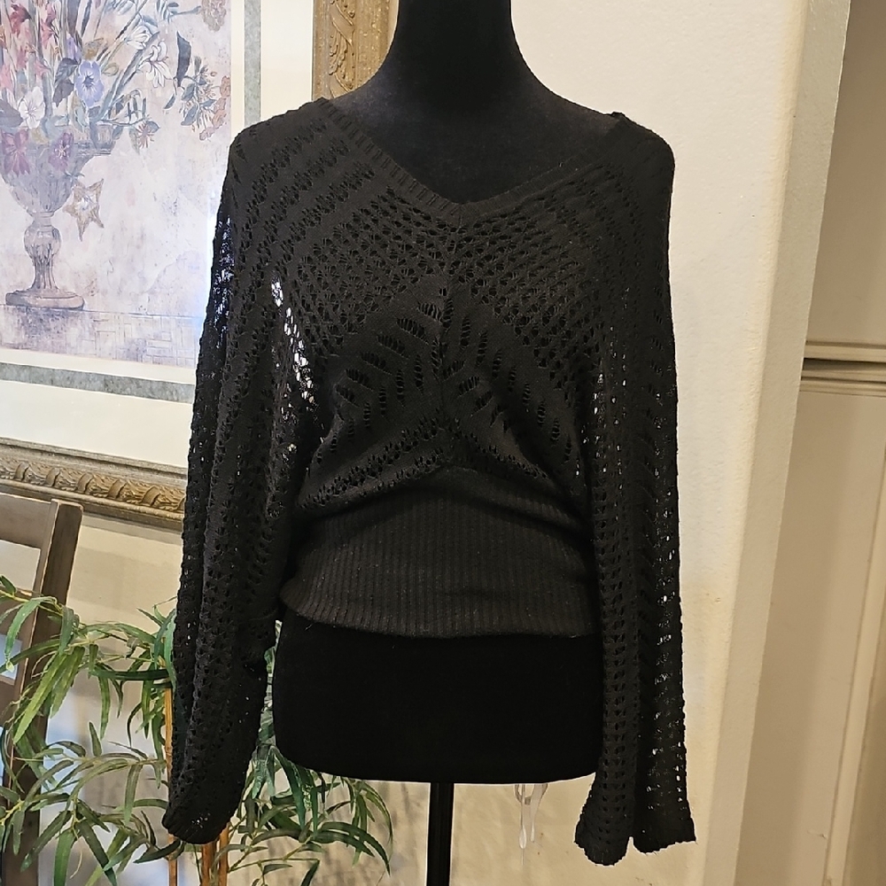 Elegant Black Women's Sweater